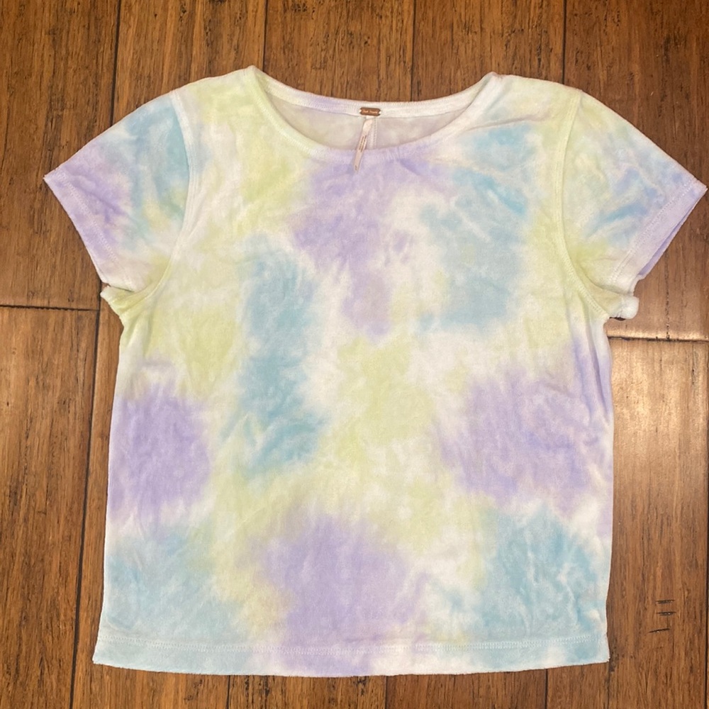 Free People Velvet Tie-Dye shirt